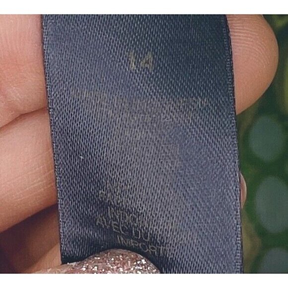 Liz Claiborne Sz 14 Colorful Green l Button Up Shirt Blouse Top Floral Print Art - Picture 7 of 8